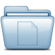 Documents Blue Icon 80x80 png